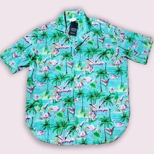 RhudeRhude Flamingo shirt